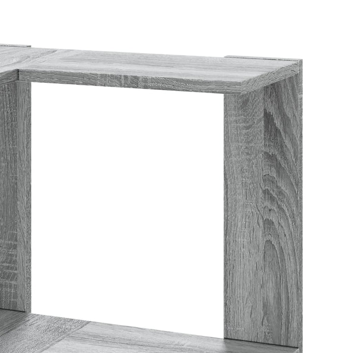 Bibliothèque D'angle À 5 Niveaux Bois D'ingénierie