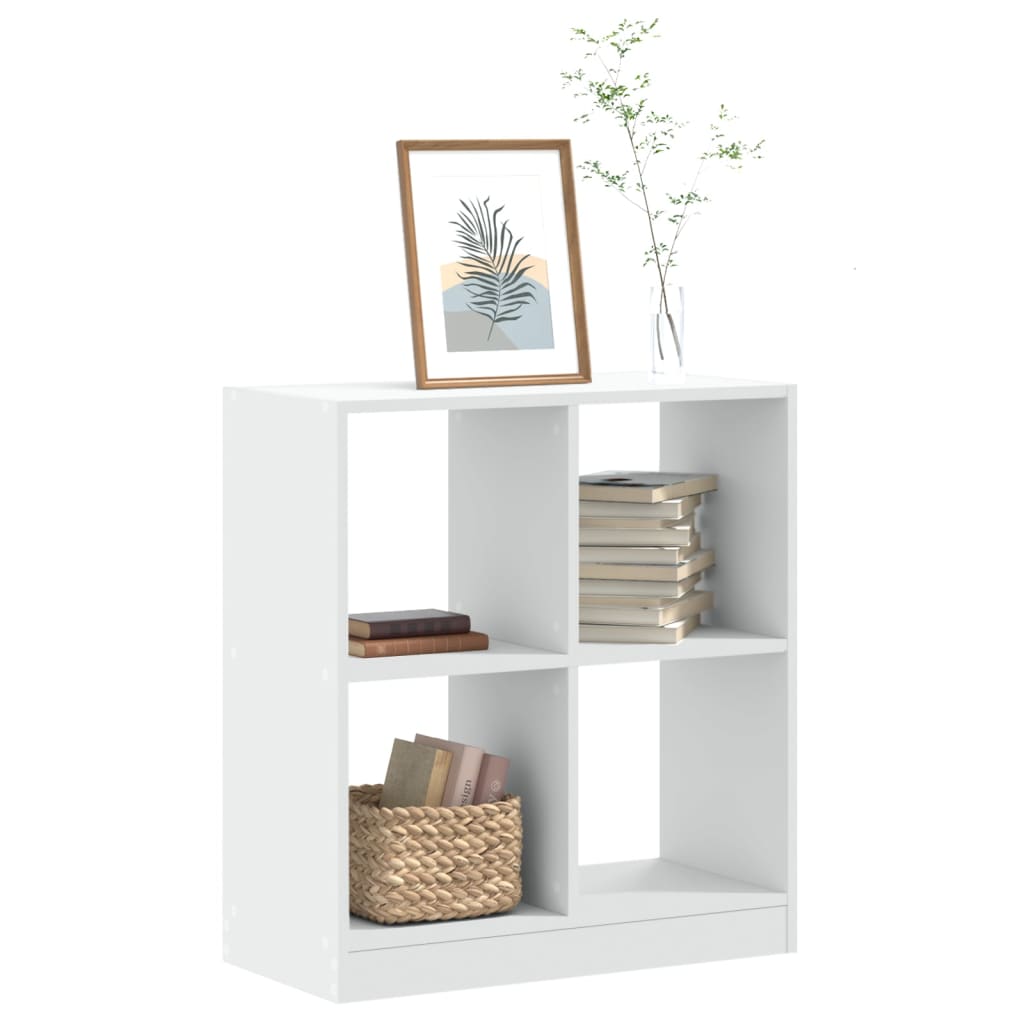 Bibliothèque 102X32X Bois D'ingénierie Blanc