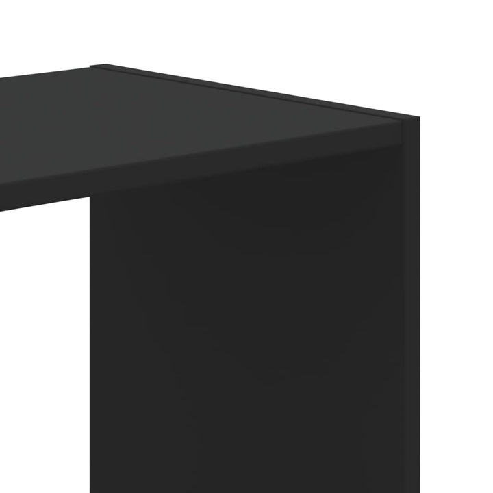 Bibliothèque 102X32X Bois D'ingénierie Noir