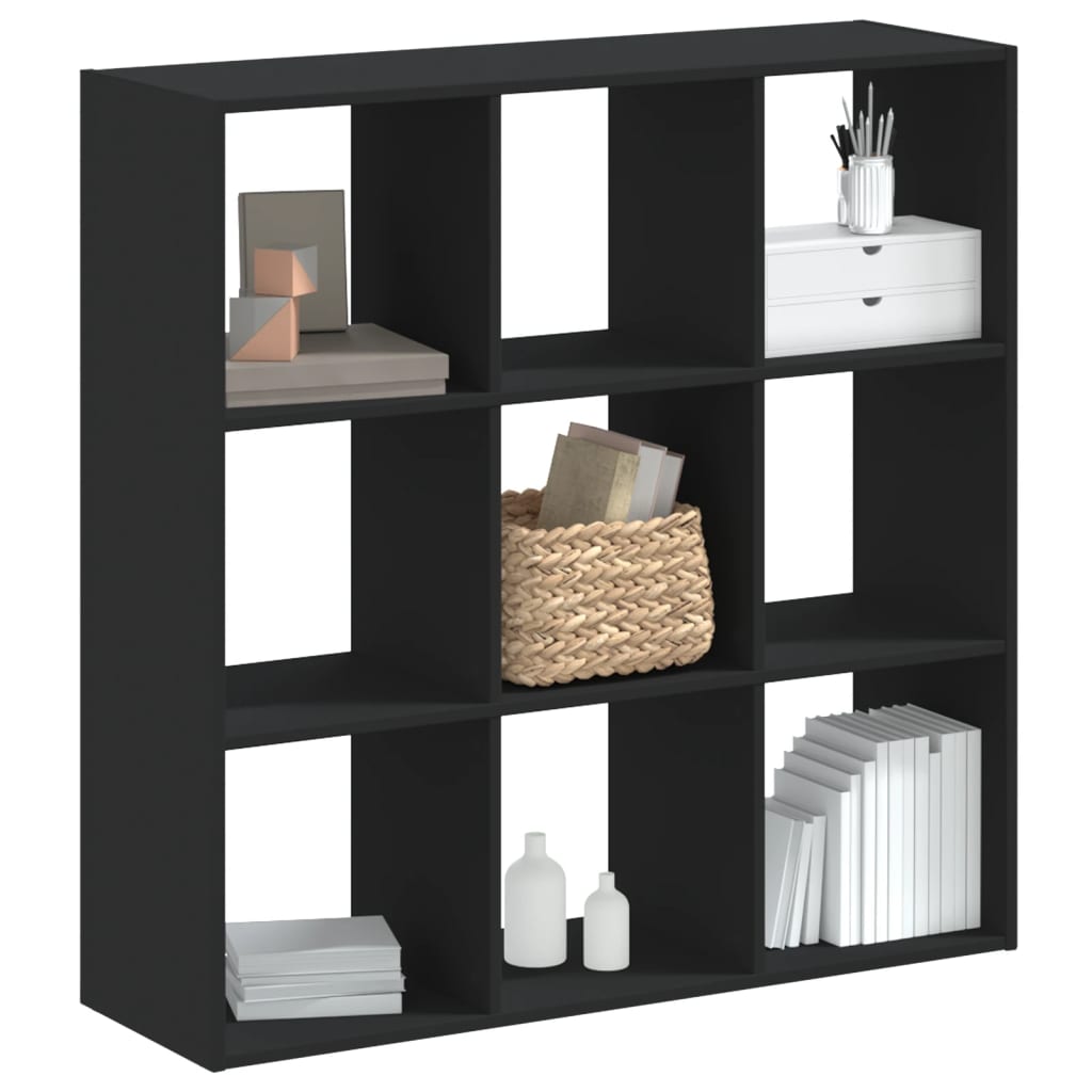 Bibliothèque 102X32X Bois D'ingénierie Noir