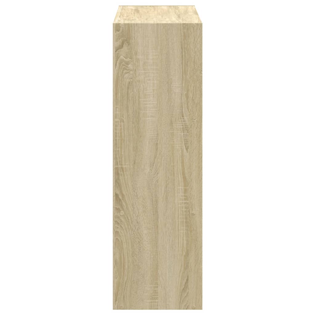 Bibliothèque 102X32X Bois D'ingénierie Chêne Sonoma
