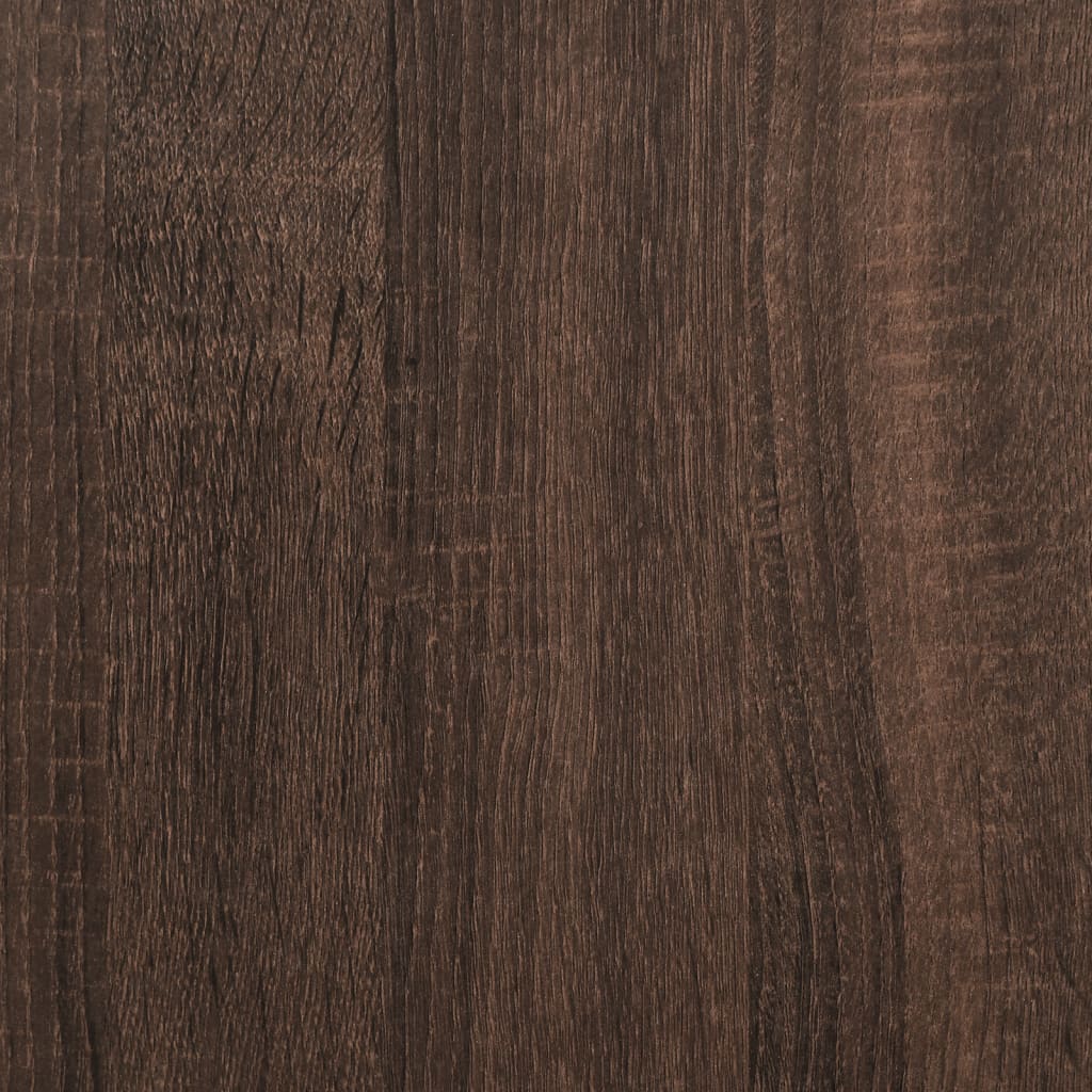 Bibliothèque 102X32X Bois D'ingénierie Chêne Marron