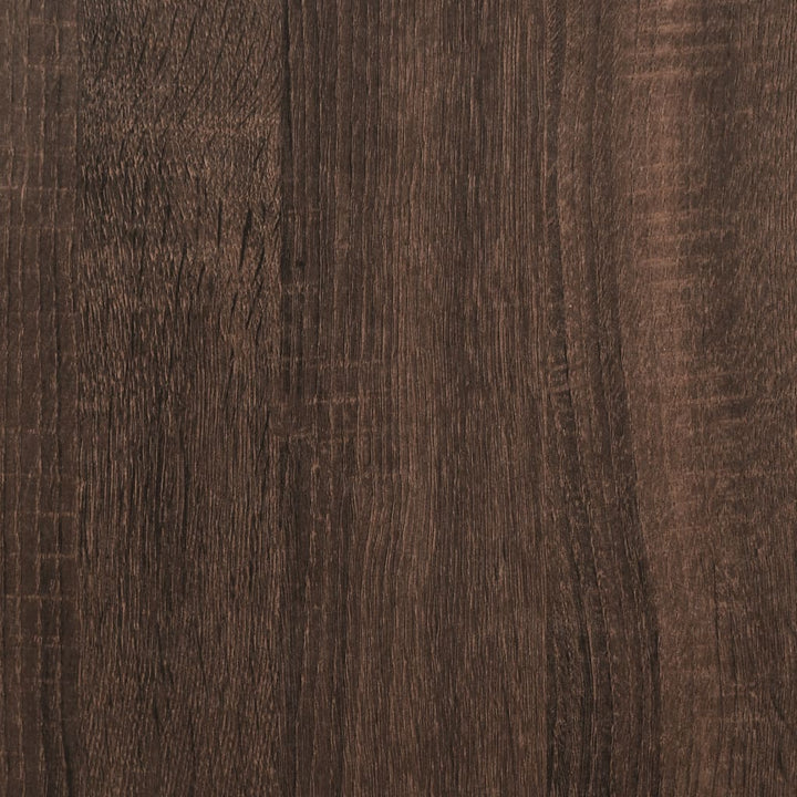 Bibliothèque 102X32X Bois D'ingénierie Chêne Marron