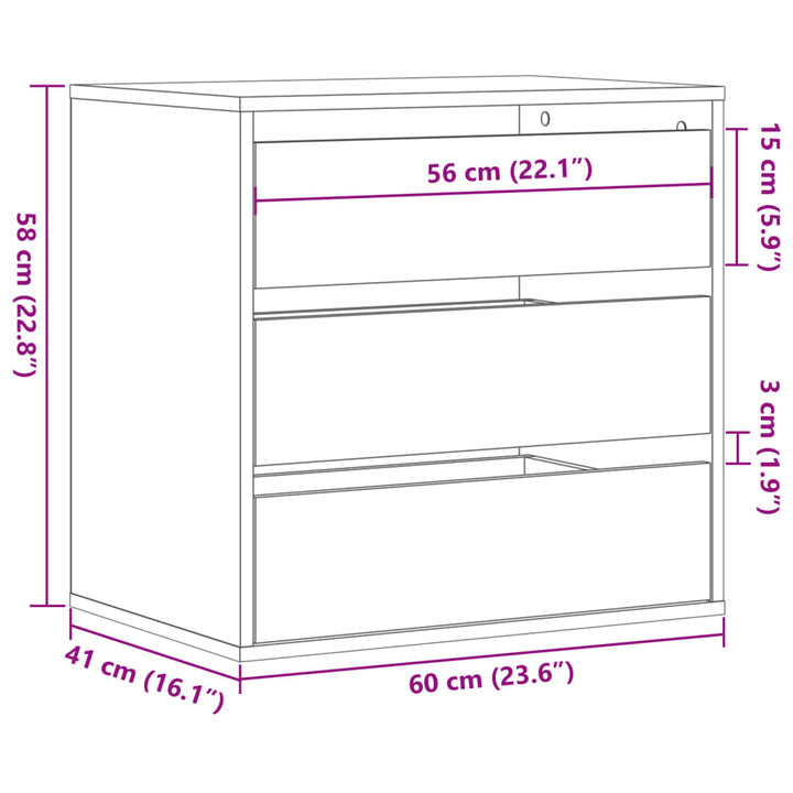 Commode D'angle Bois D'ingénierie