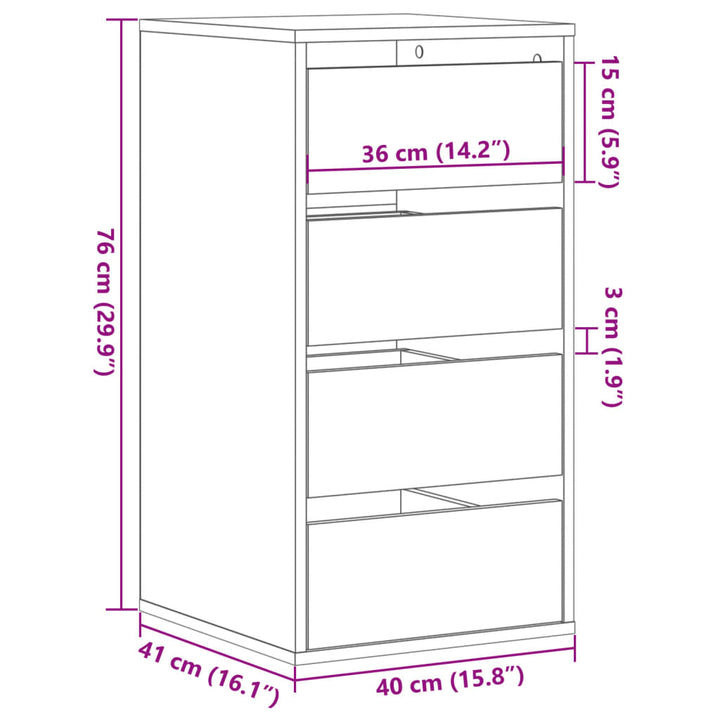 Commode D'angle Bois D'ingénierie