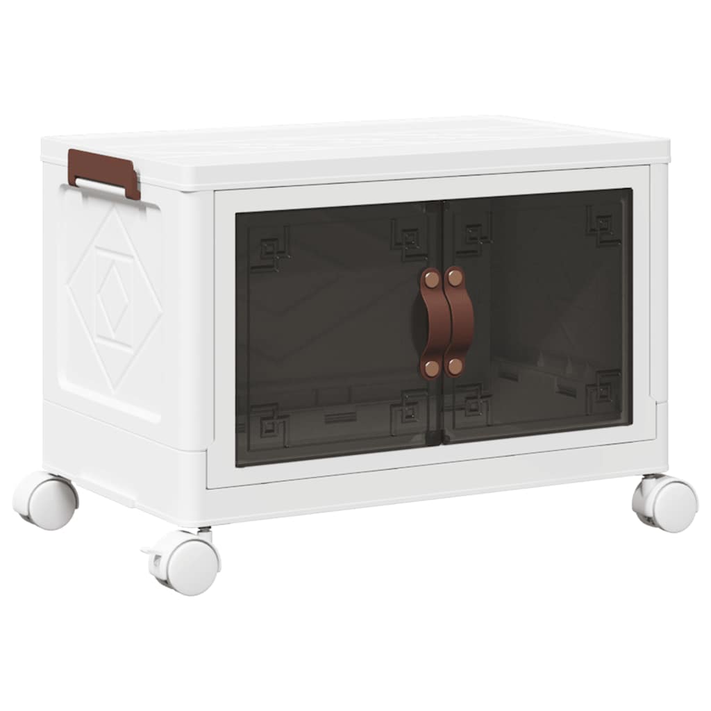 Boîte De Rangement Empilable Avec Roues 28 L 48,5X29,5X33 Cm