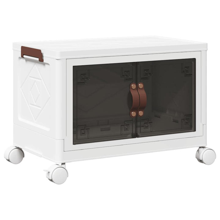 Boîte De Rangement Empilable Avec Roues 28 L 48,5X29,5X33 Cm