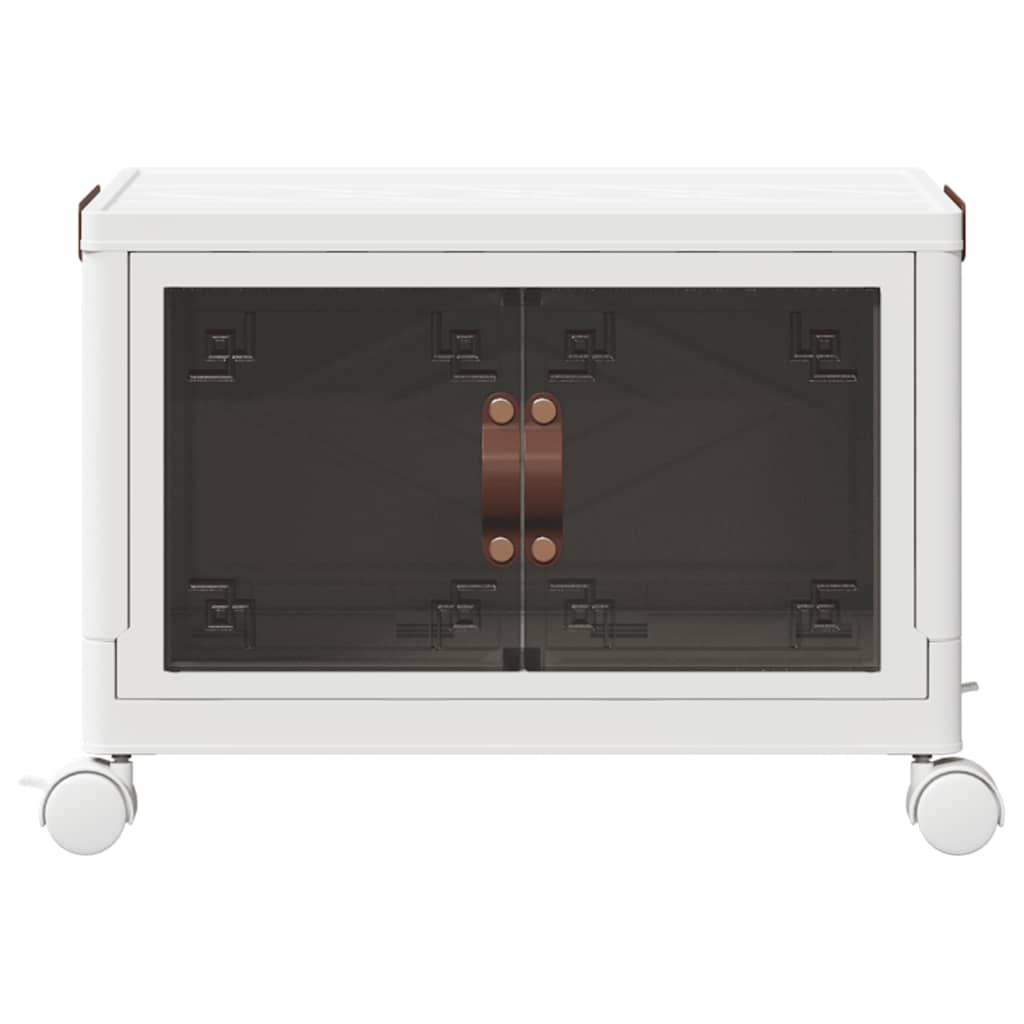 Boîte De Rangement Empilable Avec Roues 28 L 48,5X29,5X33 Cm