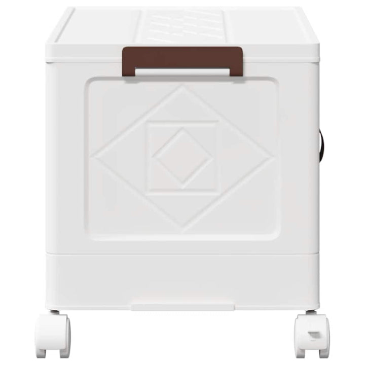 Boîte De Rangement Empilable Avec Roues 28 L 48,5X29,5X33 Cm