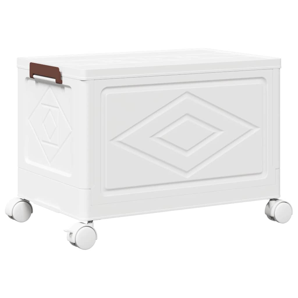 Boîte De Rangement Empilable Avec Roues 28 L 48,5X29,5X33 Cm