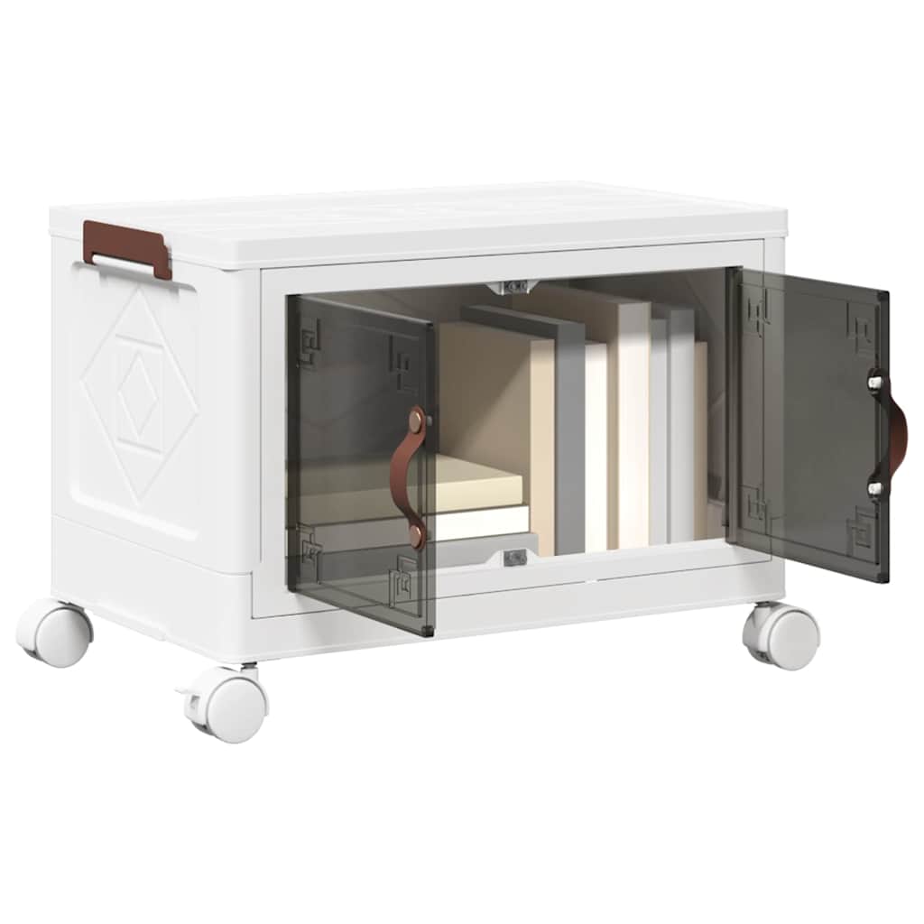 Boîte De Rangement Empilable Avec Roues 28 L 48,5X29,5X33 Cm