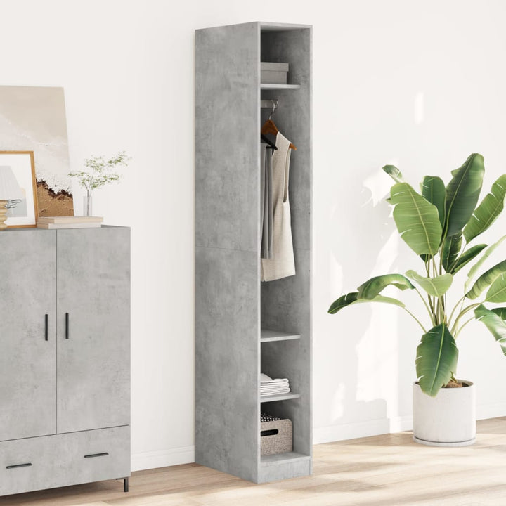 Garde-Robe Aggloméré Gris Béton
