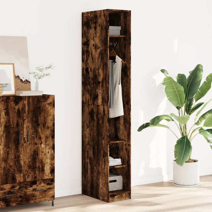 Garde-Robe Bois D'ingénierie Chêne Fumé