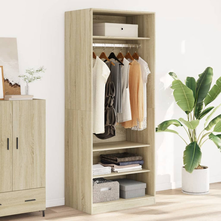Garde-Robe Bois D'ingénierie Chêne Sonoma