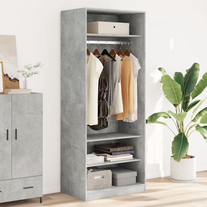 Garde-Robe Aggloméré Gris Béton