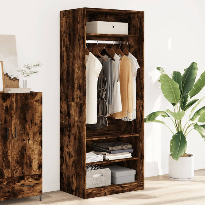 Garde-Robe Bois D'ingénierie Chêne Fumé