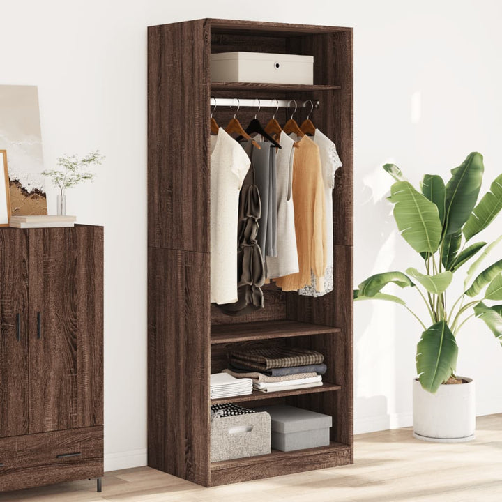 Garde-Robe Bois D'ingénierie Chêne Marron