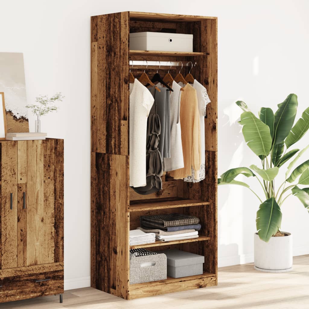 Garde-Robe Bois D'ingénierie Vieux Bois