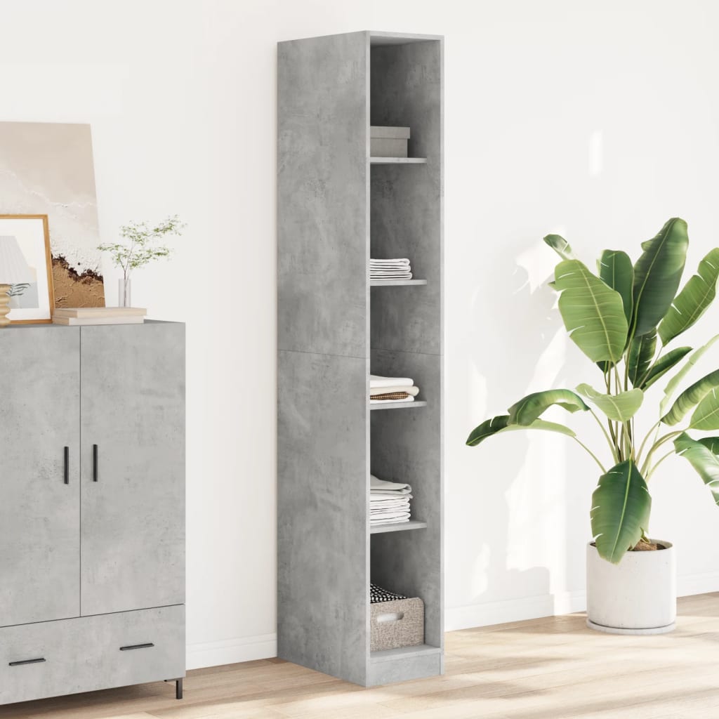 Garde-Robe Aggloméré Gris Béton