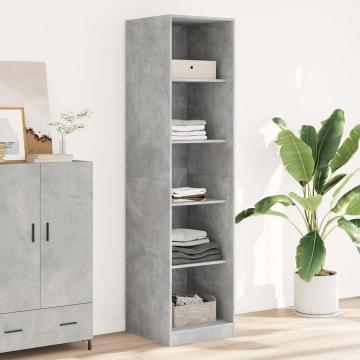 Garde-Robe Aggloméré Gris Béton