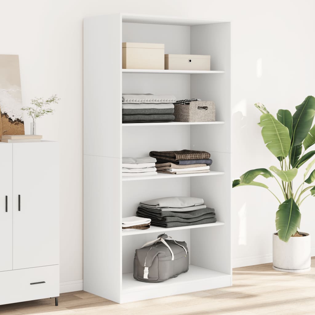 Garde-Robe Bois D'ingénierie Blanc