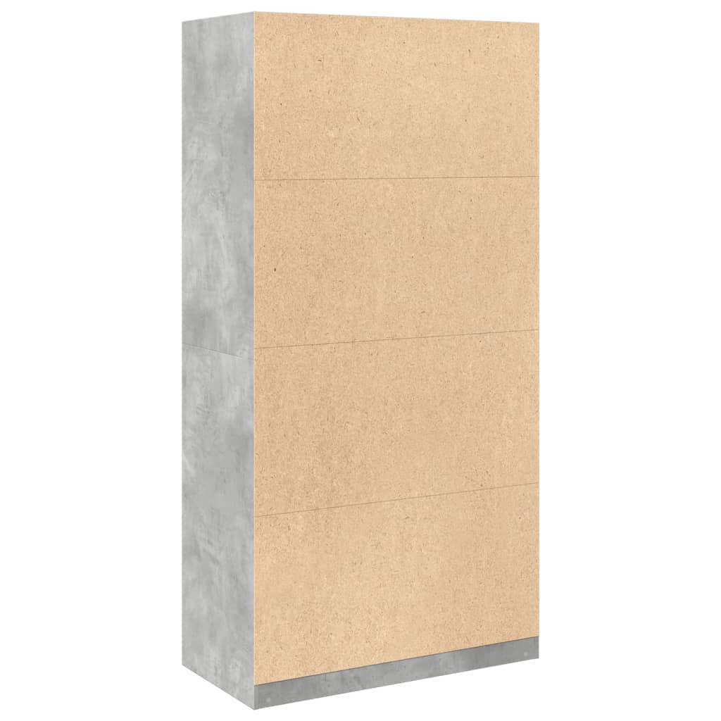 Garde-Robe Aggloméré Gris Béton