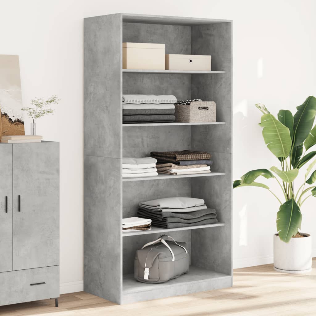 Garde-Robe Aggloméré Gris Béton