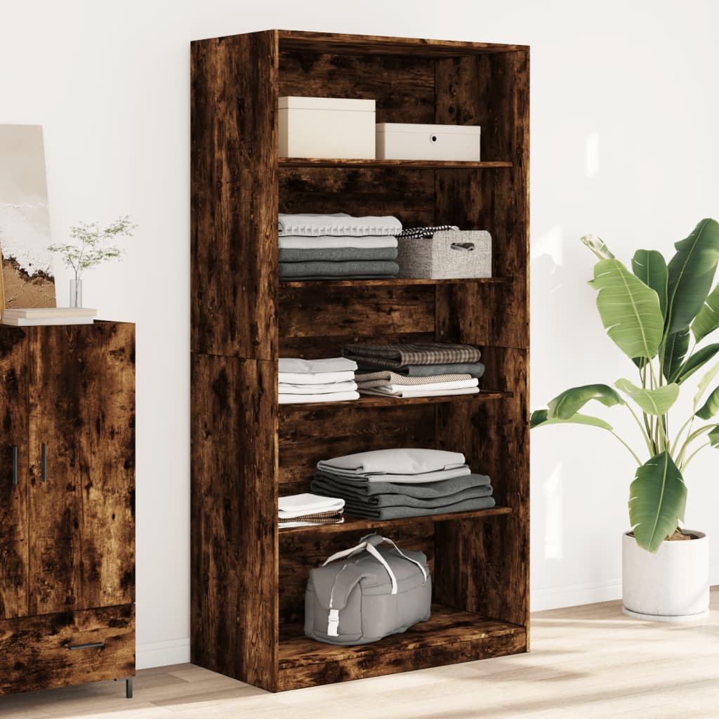 Garde-Robe Bois D'ingénierie Chêne Fumé