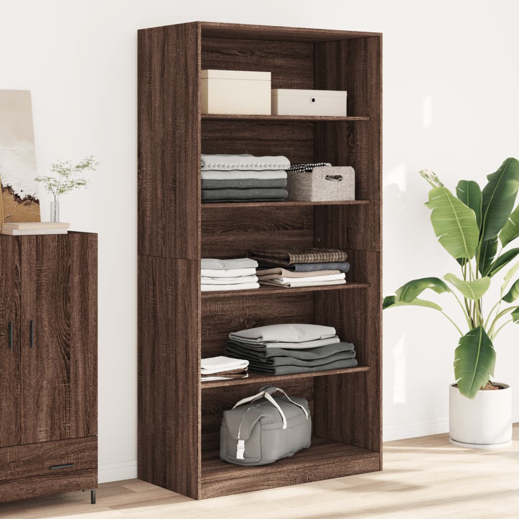 Garde-Robe Bois D'ingénierie Chêne Marron