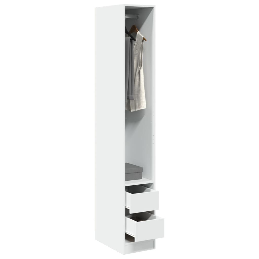 Garde-Robe Bois D'ingénierie Blanc