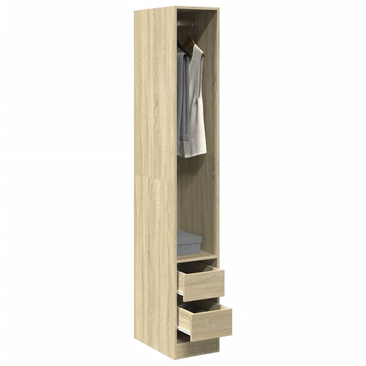 Garde-Robe Bois D'ingénierie Chêne Sonoma