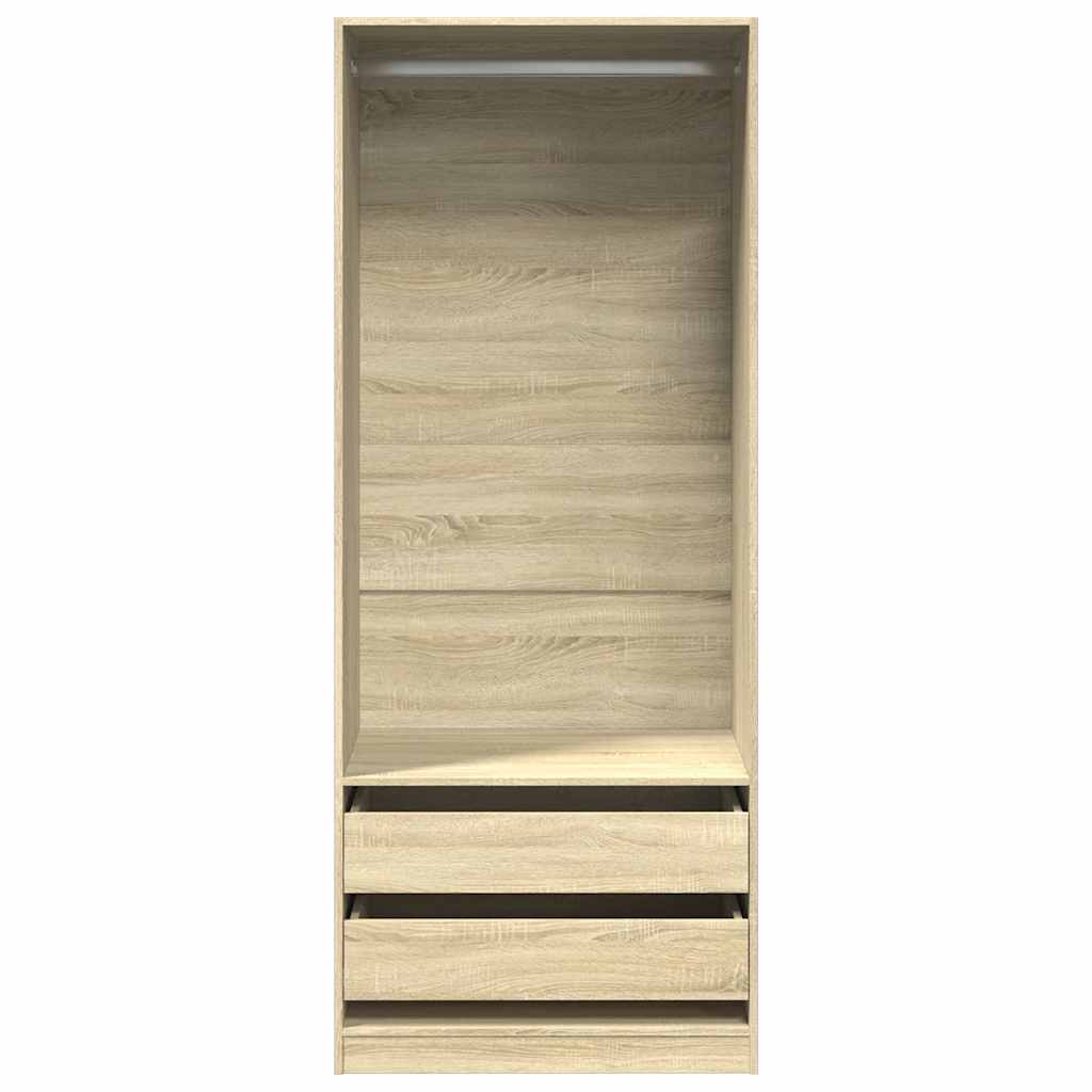 Garde-Robe Bois D'ingénierie Chêne Sonoma