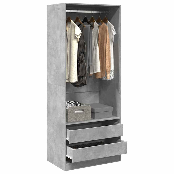 Garde-Robe Aggloméré Gris Béton