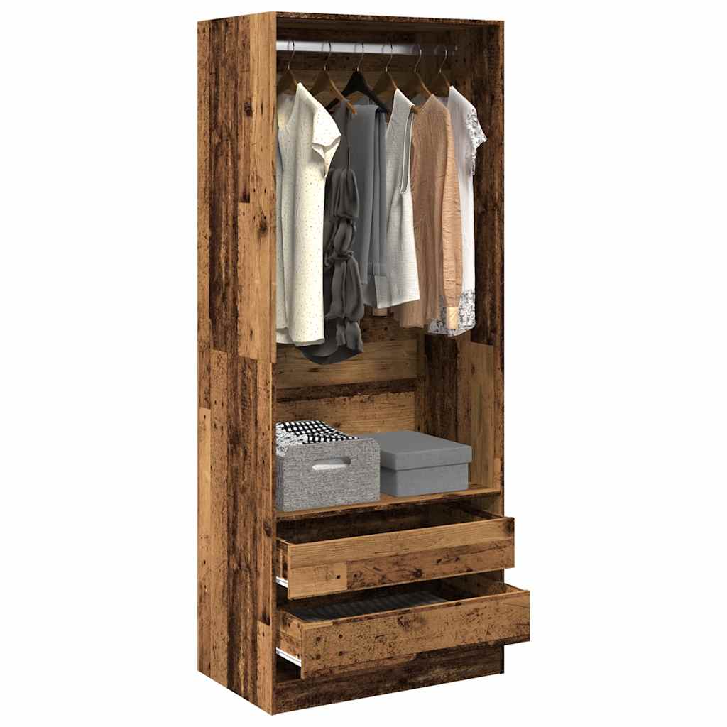 Garde-Robe Bois D'ingénierie Vieux Bois