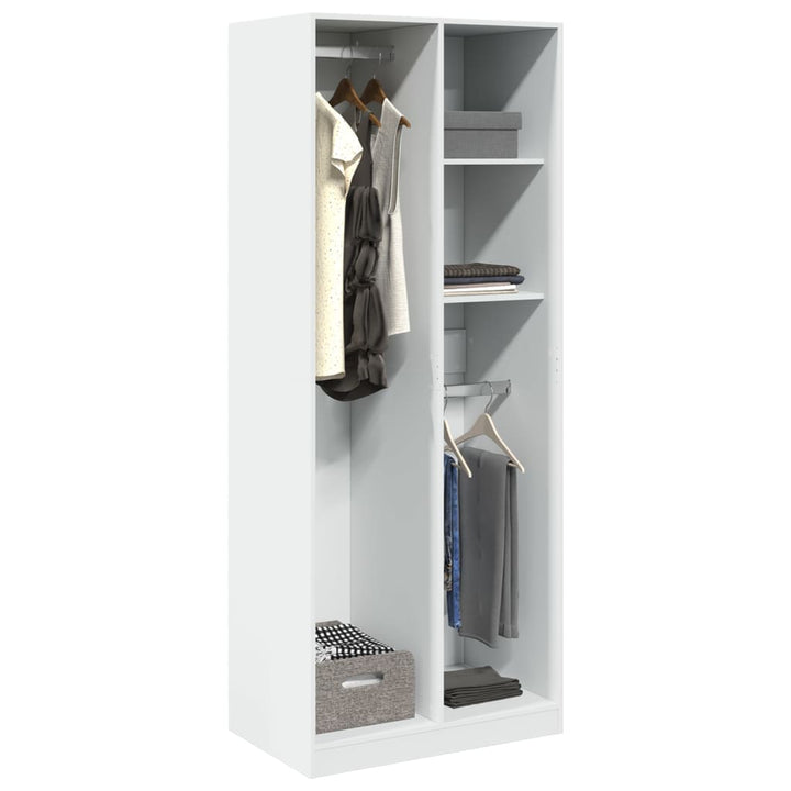 Garde-Robe Bois D'ingénierie Blanc