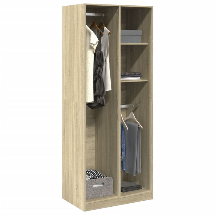 Garde-Robe Bois D'ingénierie Chêne Sonoma