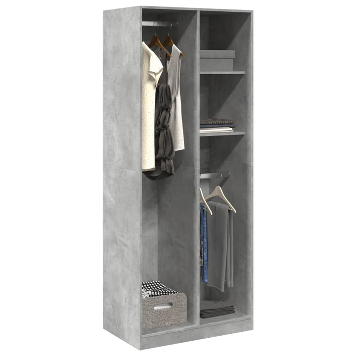 Garde-Robe Aggloméré Gris Béton