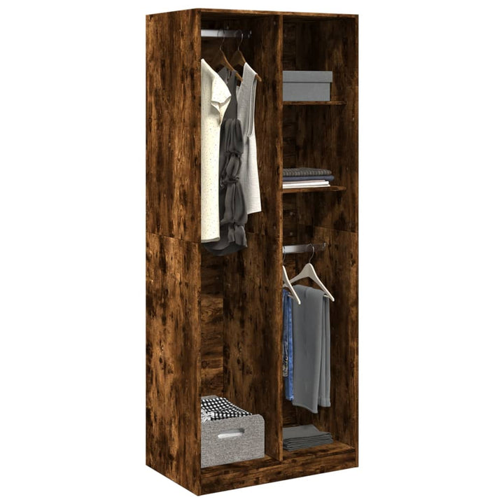 Garde-Robe Bois D'ingénierie Chêne Fumé