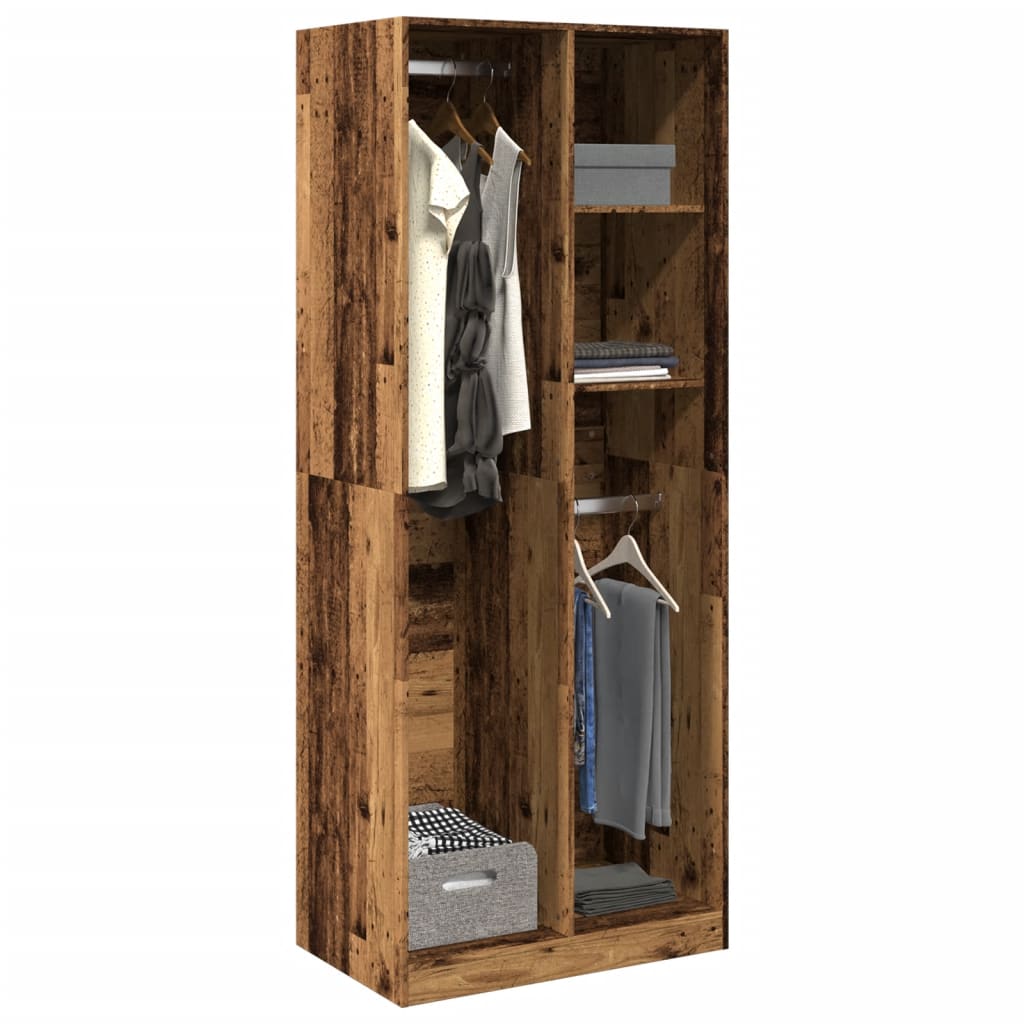 Garde-Robe Bois D'ingénierie Vieux Bois