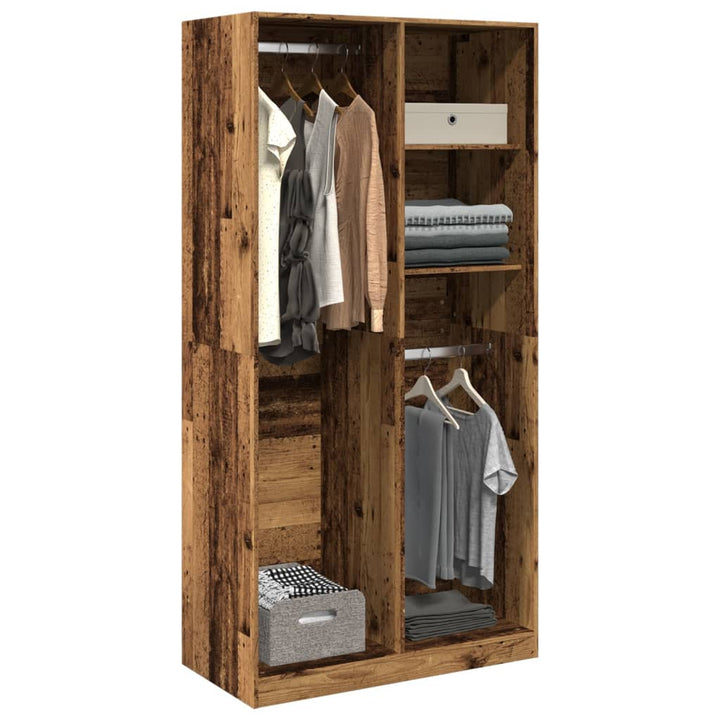 Garde-Robe Bois D'ingénierie Vieux Bois