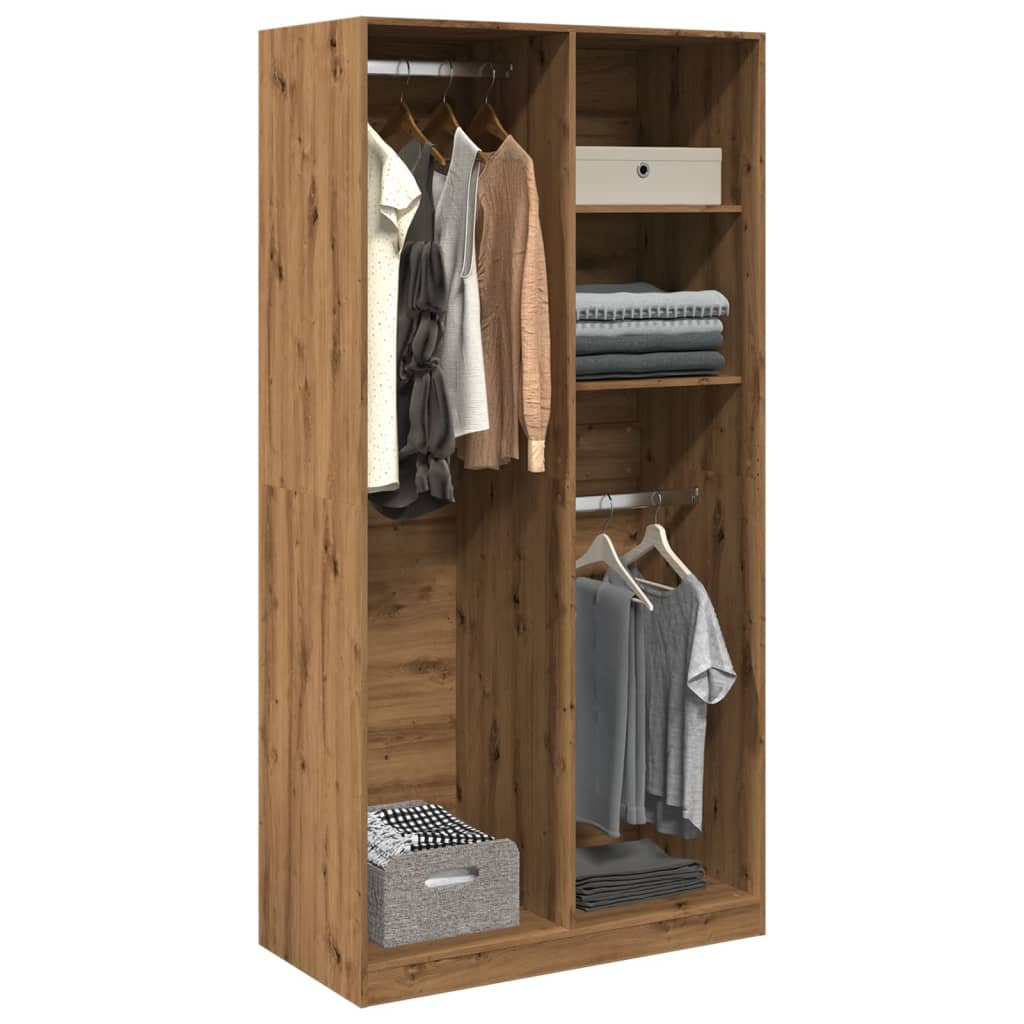 Garde-Robe Bois D'ingénierie Chêne Artisanal