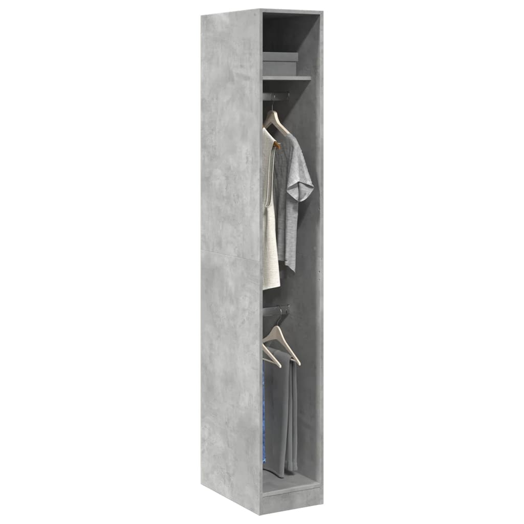 Garde-Robe Aggloméré Gris Béton