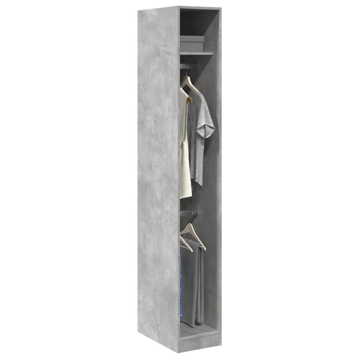 Garde-Robe Aggloméré Gris Béton