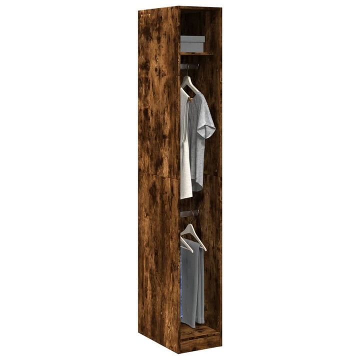 Garde-Robe Bois D'ingénierie Chêne Fumé