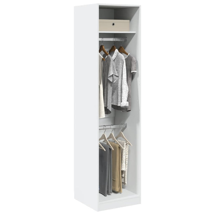 Garde-Robe Bois D'ingénierie Blanc