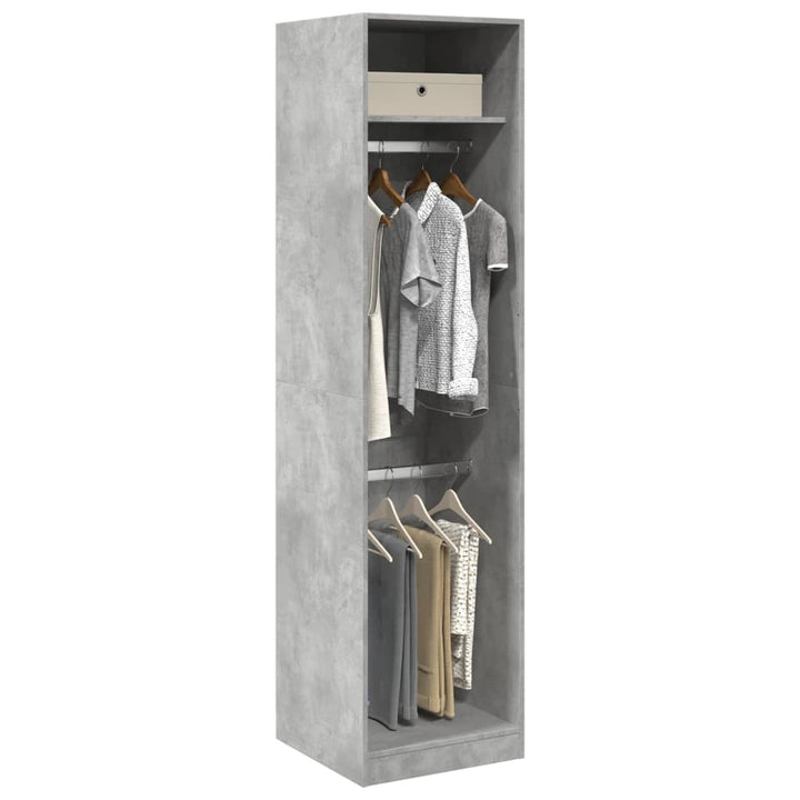 Garde-Robe Aggloméré Gris Béton