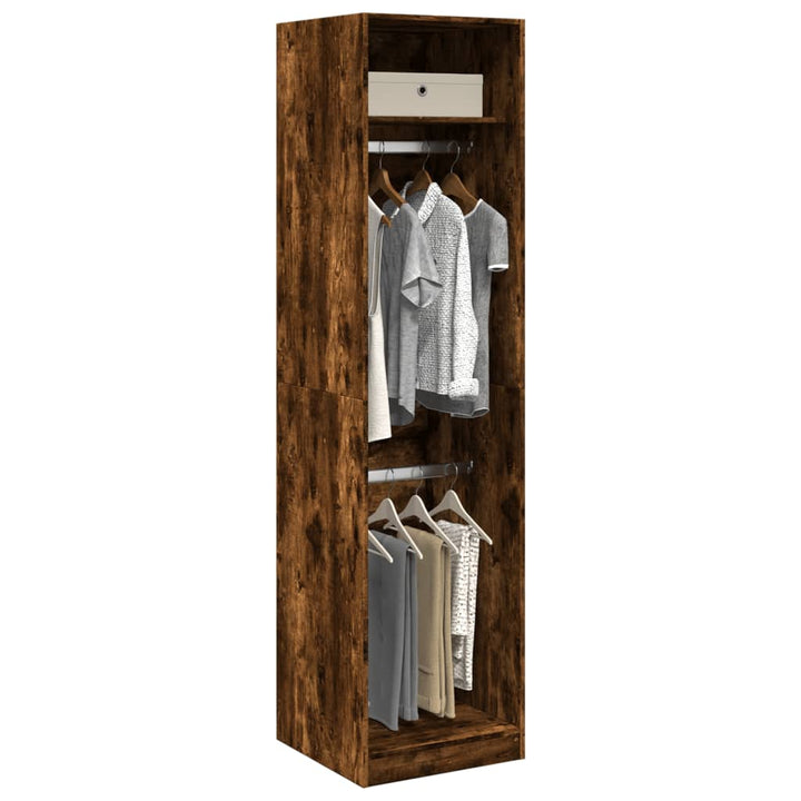 Garde-Robe Bois D'ingénierie Chêne Fumé