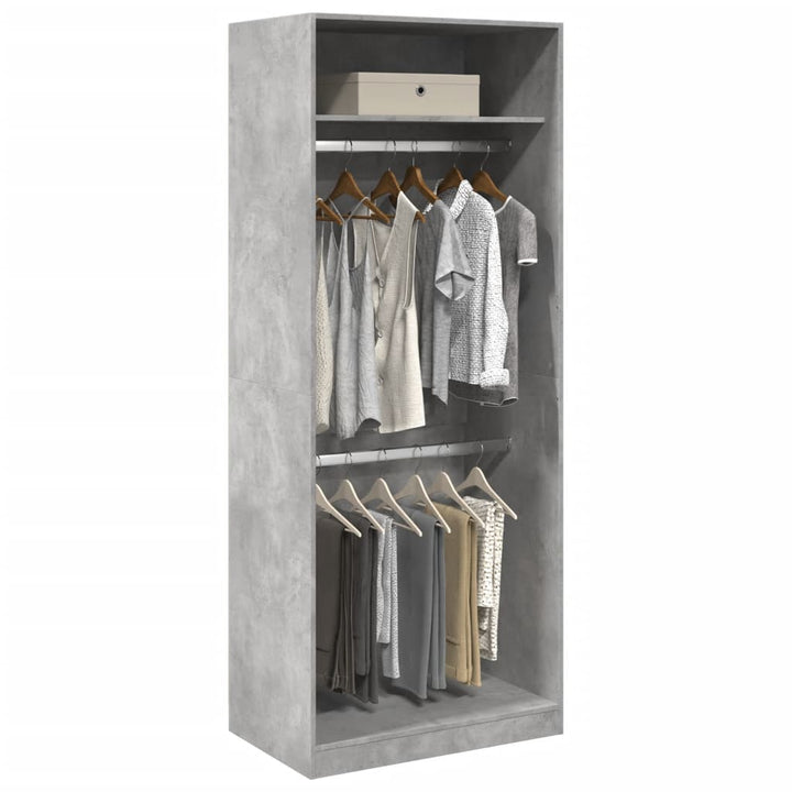 Garde-Robe Aggloméré Gris Béton