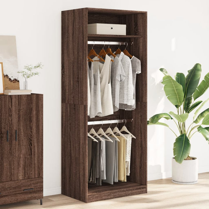 Garde-Robe Bois D'ingénierie Chêne Marron