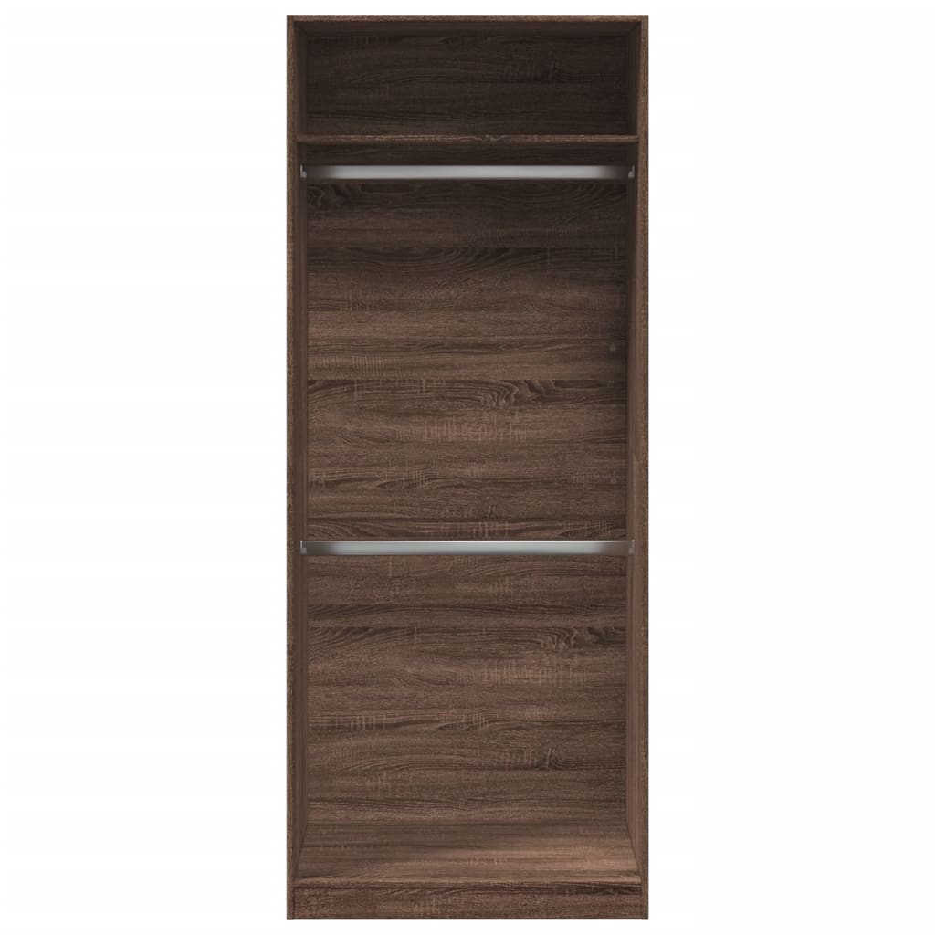 Garde-Robe Bois D'ingénierie Chêne Marron